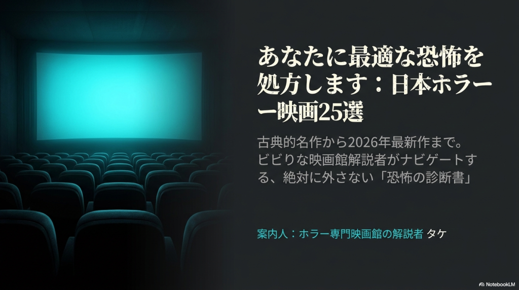 日本のホラー映画おすすめ25選｜怖い名作と最新Jホラーを厳選